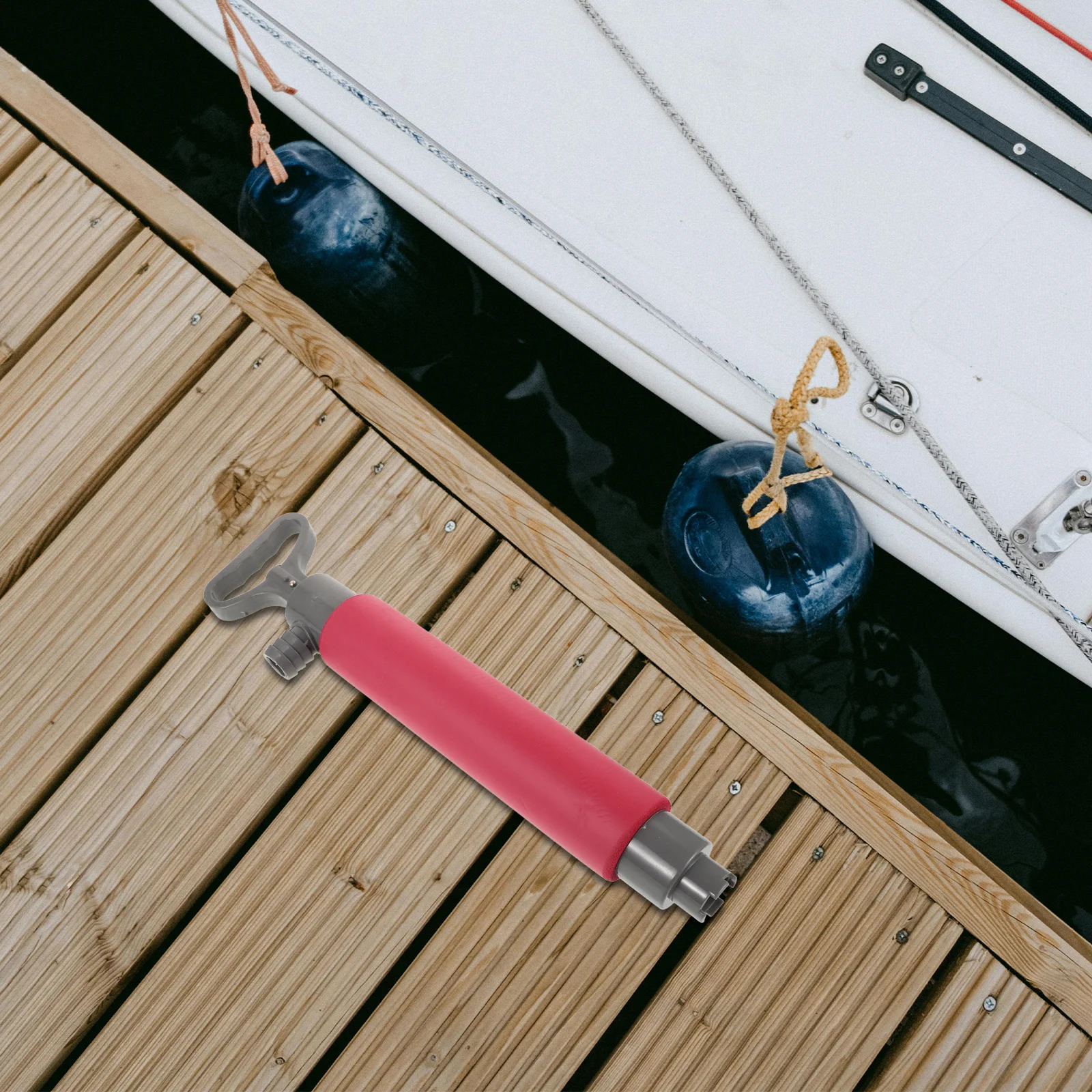 1 مجموعة 1 مجموعة دليل الآسن لمقبض مريح تصريف المياه السريعة كاياك آسن مضخة يدوية لزورق مضخة مياه محمولة كاياك #2