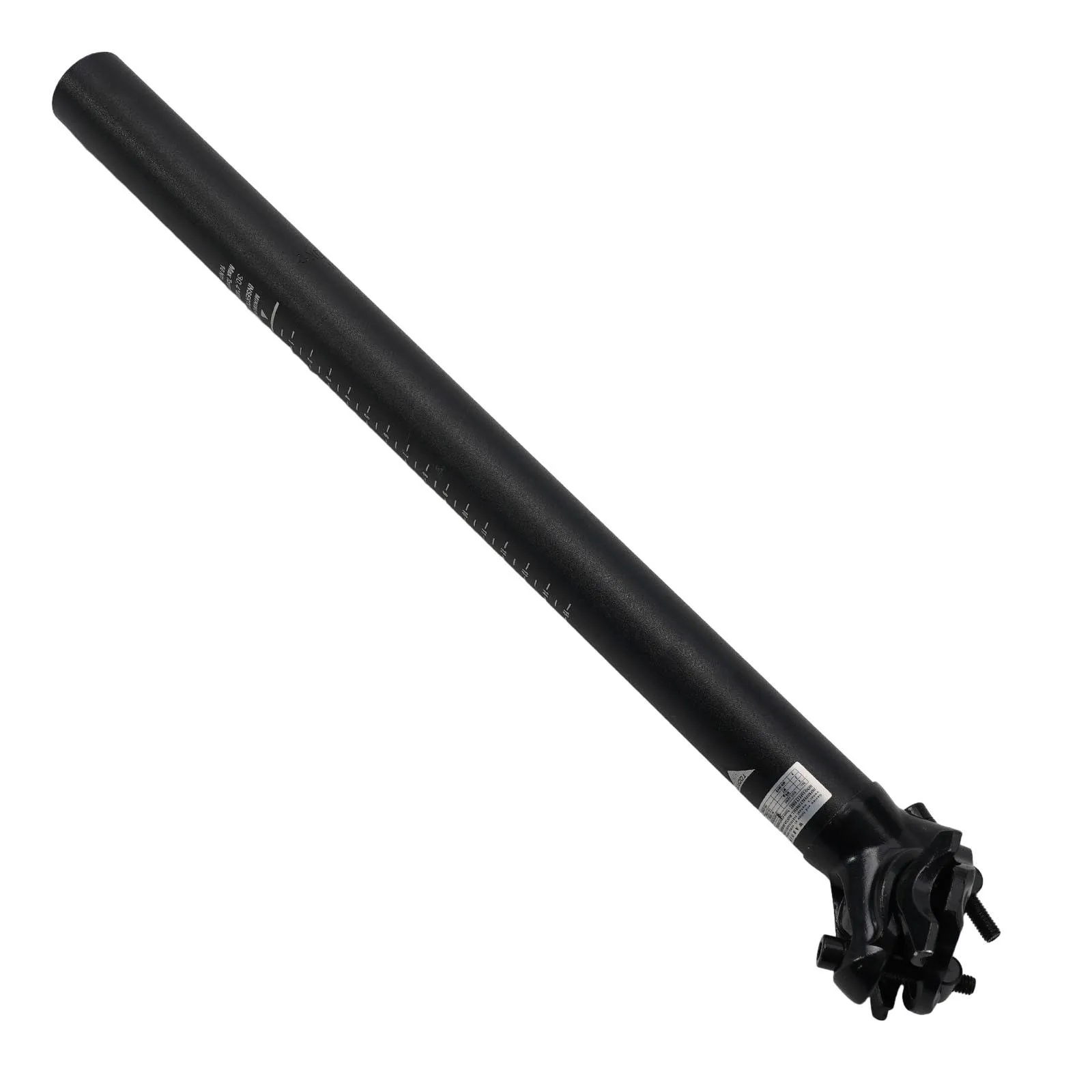 Lightweight MTB Bike Seatpost Black 25 4/27 2/28 6/30 4/30 8/31 6 Clear Scale Lines and Double Screw Back Float