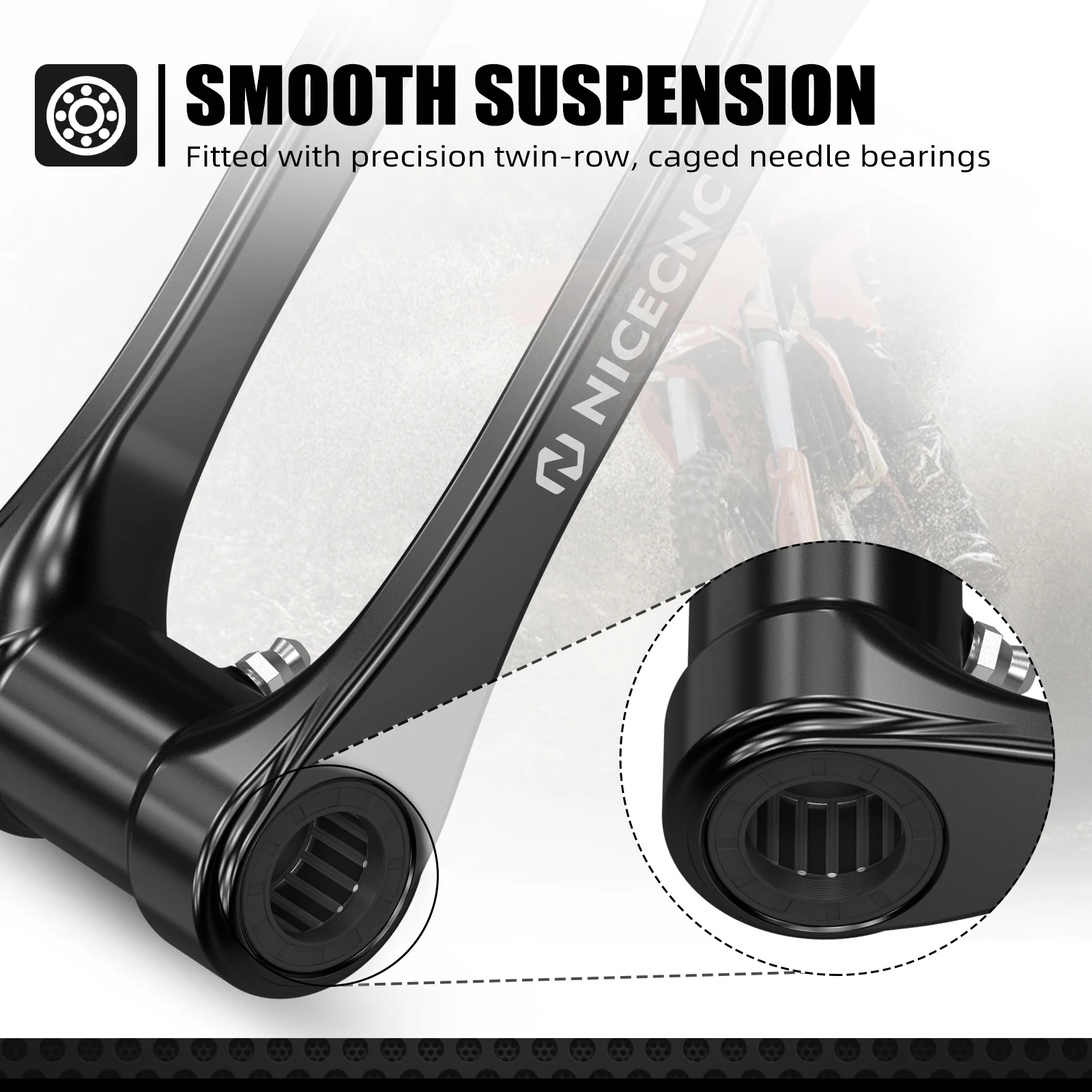 NICECNC لـ KTM SX 125 SX-F 450 XC300 2025 لـ Husqvarna TE 300 FE 350 FE501 FE450 TE250 GasGas EC 300 EC250 1 "رابط خفض