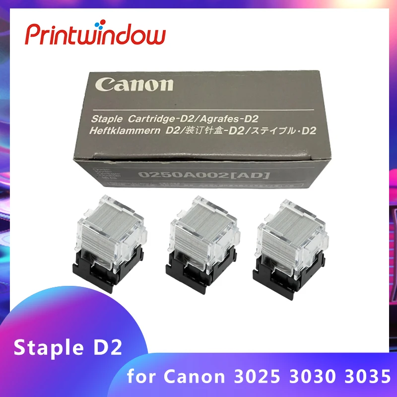 Original Staple Cartridge D2 For Canon 3025 3030 3035 3045 5050 5055 5065 5075 8500 9070 0250A002AD F23-2930-000 Staples D2