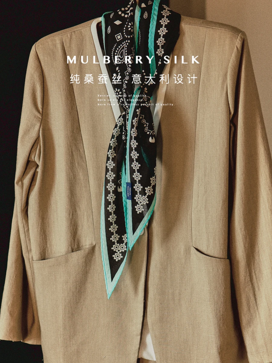 long-silk-scarf-women's-netie-satin-twist-diamond-pattern-spring-summer-faionable-ele-chinese-brand-verrier