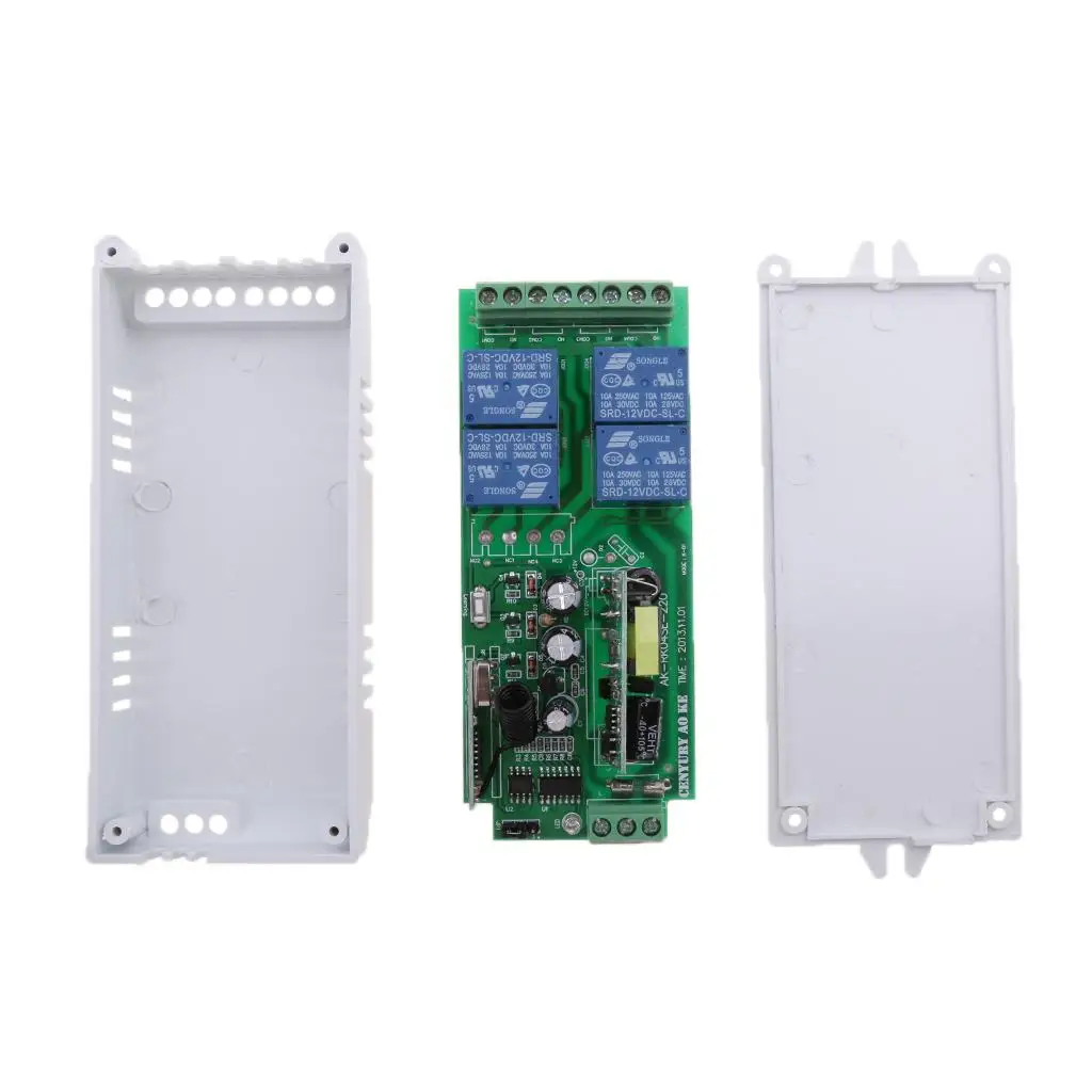 Door Relay Control Adjustable Jog Self Locking Transmitter Receiver for Electric Lift Equipment AC 85V-250V