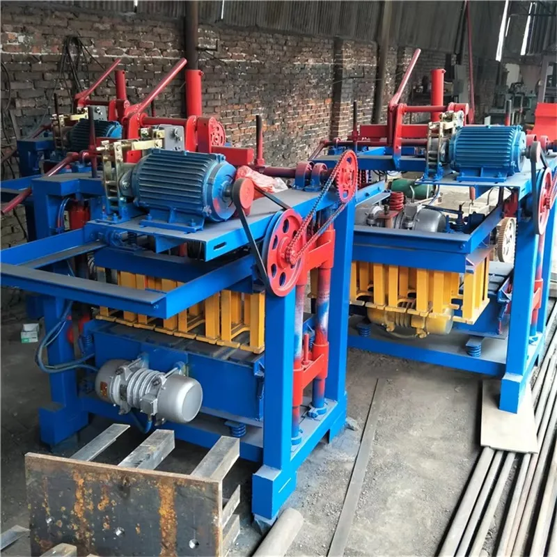 Concrete Brick Making Machine Cement Forming Machinery  Hollow Interlocking Brick Making Equipment