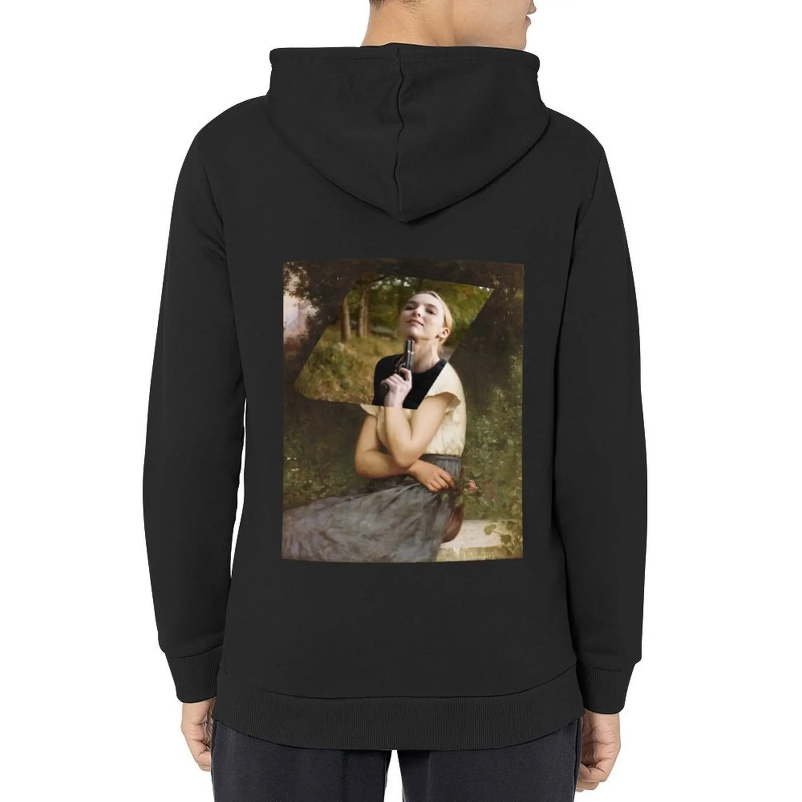 

Villanelle with gun Hoodie men's winter sweater fashion men korean style clothes male clothes men's hoodies