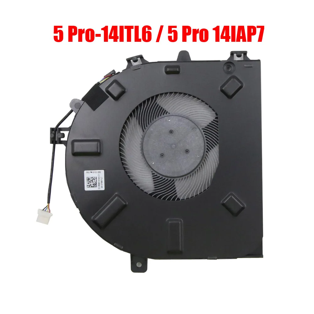 Laptop CPU Cooling Fan For Lenovo For Ideapad 5 Pro-14ITL6 5 Pro 14IAP7 82L3 5F10S13959 5F10S13958 BAPA0907R5HY001 UMA DC5V 0.5A