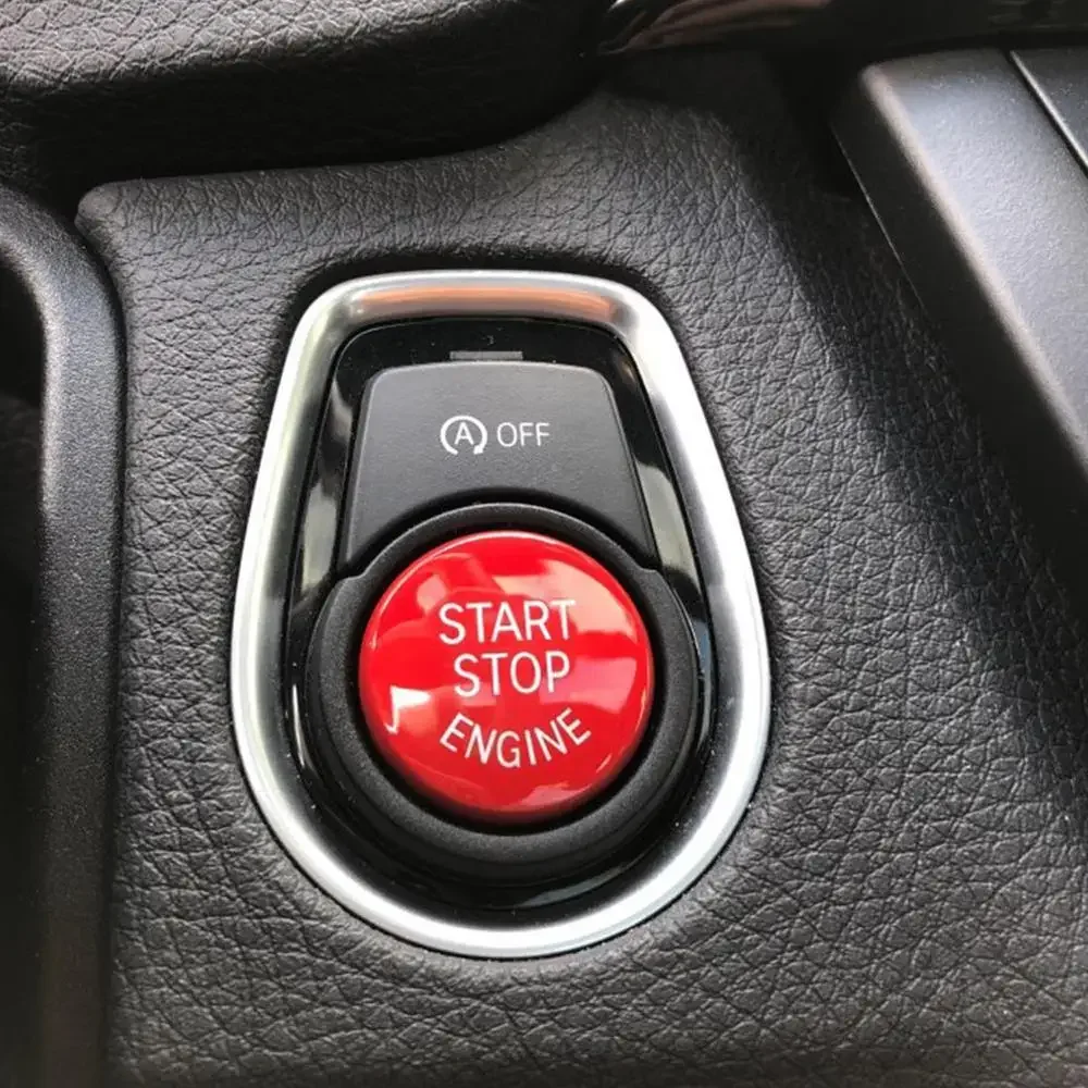 Car Start Stop Engine Push Switch Buttons Trim for BMW F30 F10 F34 F15 F25 F48 X1 X3 X4 X5 Keyless Start Button Cover Case Shell