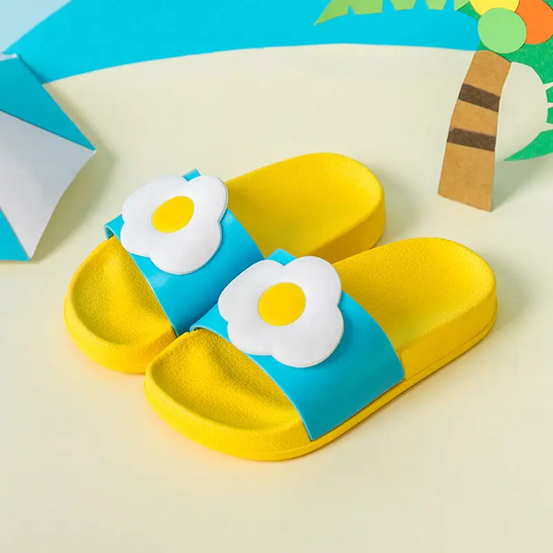 Fruit Style Children Slippers Light Non-Slip Home Indoor Shoes Comfort Bathroom Shoes Boys House Shoes Baby Kid Flip Flops Girls