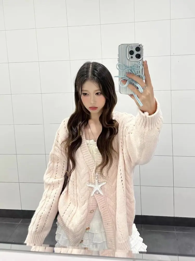 

Sweaters Jumpers Cardigans Womens Alt Fair Isle Embroider Motif Relaxed Plaid Christmas Party Punk Fashion Warm Thermal Festive