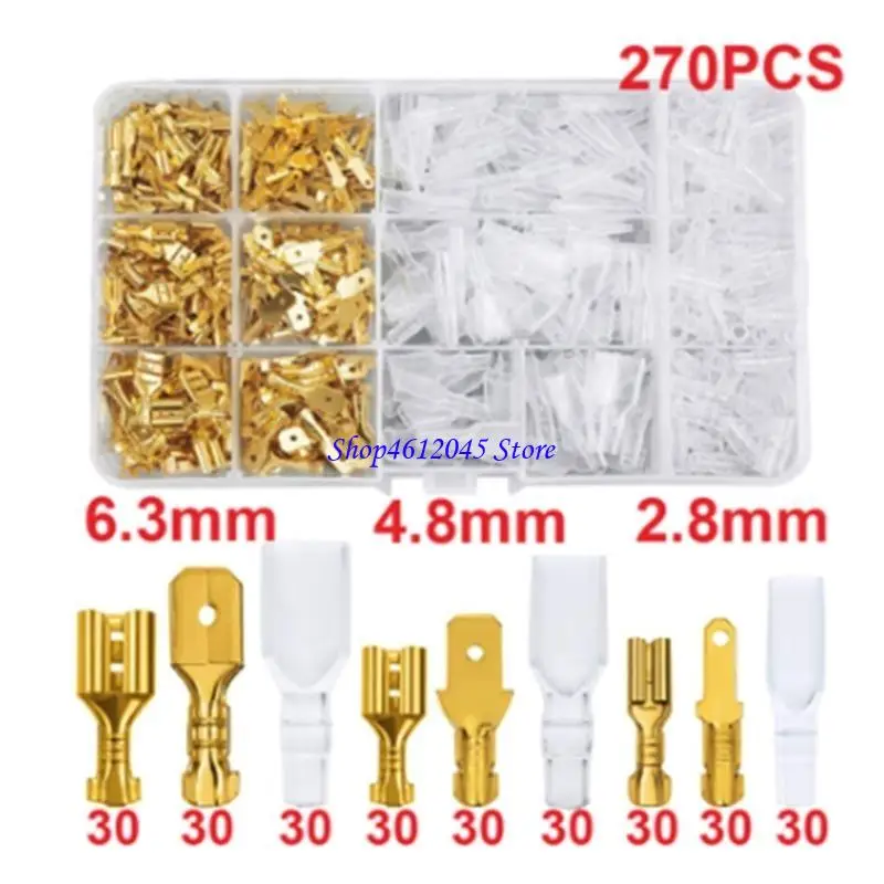 

L69A Hand Crimping Tool 0.25-2.5mm² Adjustable Ratcheting Crimper Pliers 270pcs Terminals