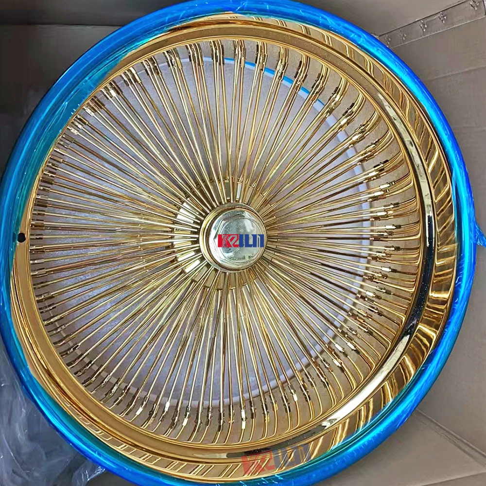 【Hot】24 Gold Wire Wheel 26 Inch Wire Wheels for Alloy Aluminium Spoke Rims Gold Wire Wheels 4