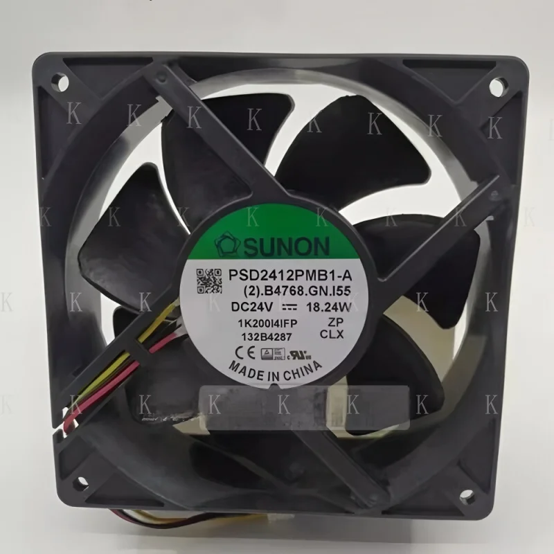 

C FOR PSD2412PMB1-A 12038 DC24V 18.24W 12CM 3-Wire Inverter Cooling Fan # A6–27