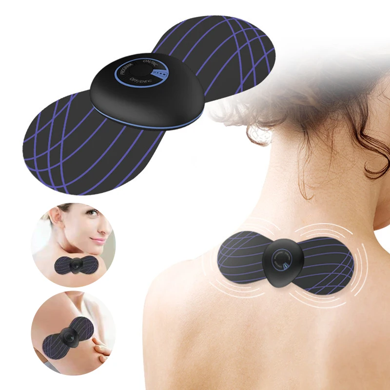 

Мини-портативный электрический массажер для шеи, умный импульсный массажный пластырь для плеч и шеи-мини-портативный электрический массажер для шеи, напряжение шеи