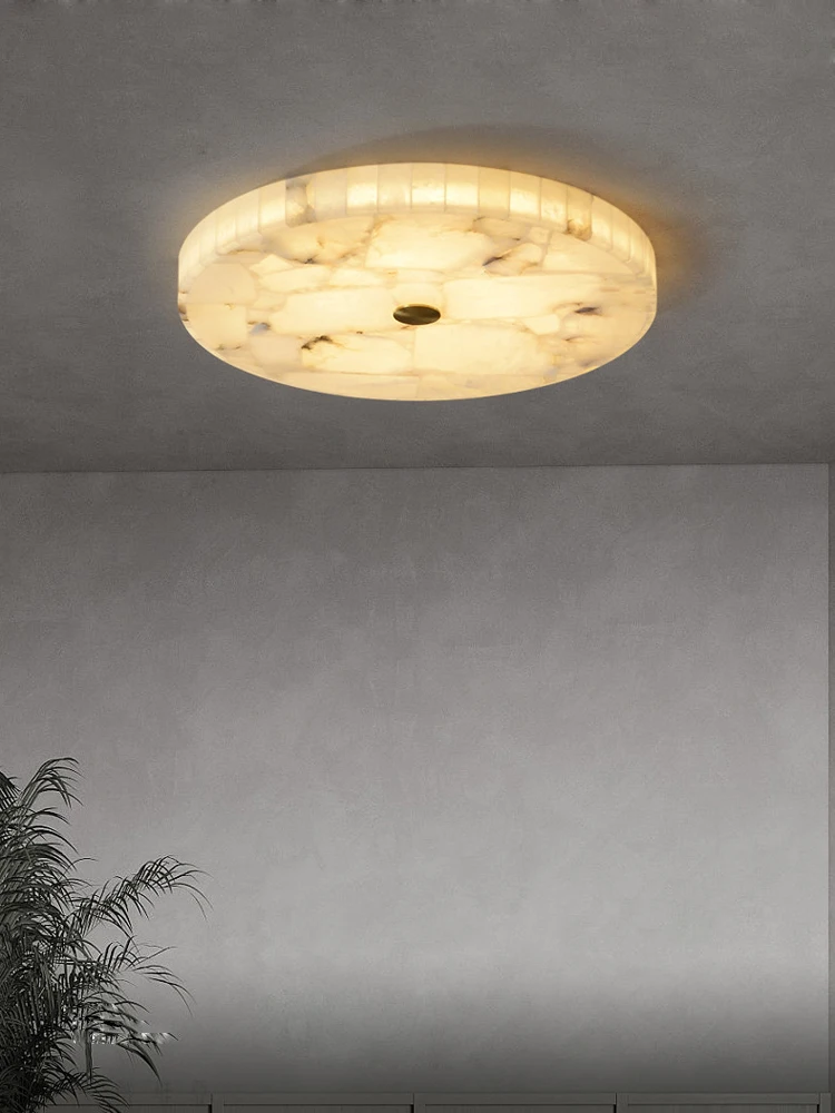 colecao de marmore natural luzes de teto led lampada de teto na moda para sala e quarto 2024 01