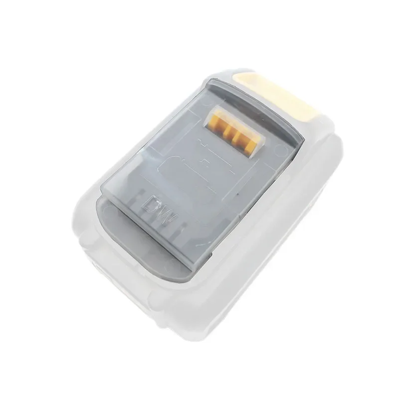 Imagem -04 - Li-ion Bateria Poeira Capa Dewalt xr 18v 20v Dcb200 Dcb183 Dcb609 Ferramenta Elétrica Bateria de Lítio Dust Cap Bainha Escudo Case