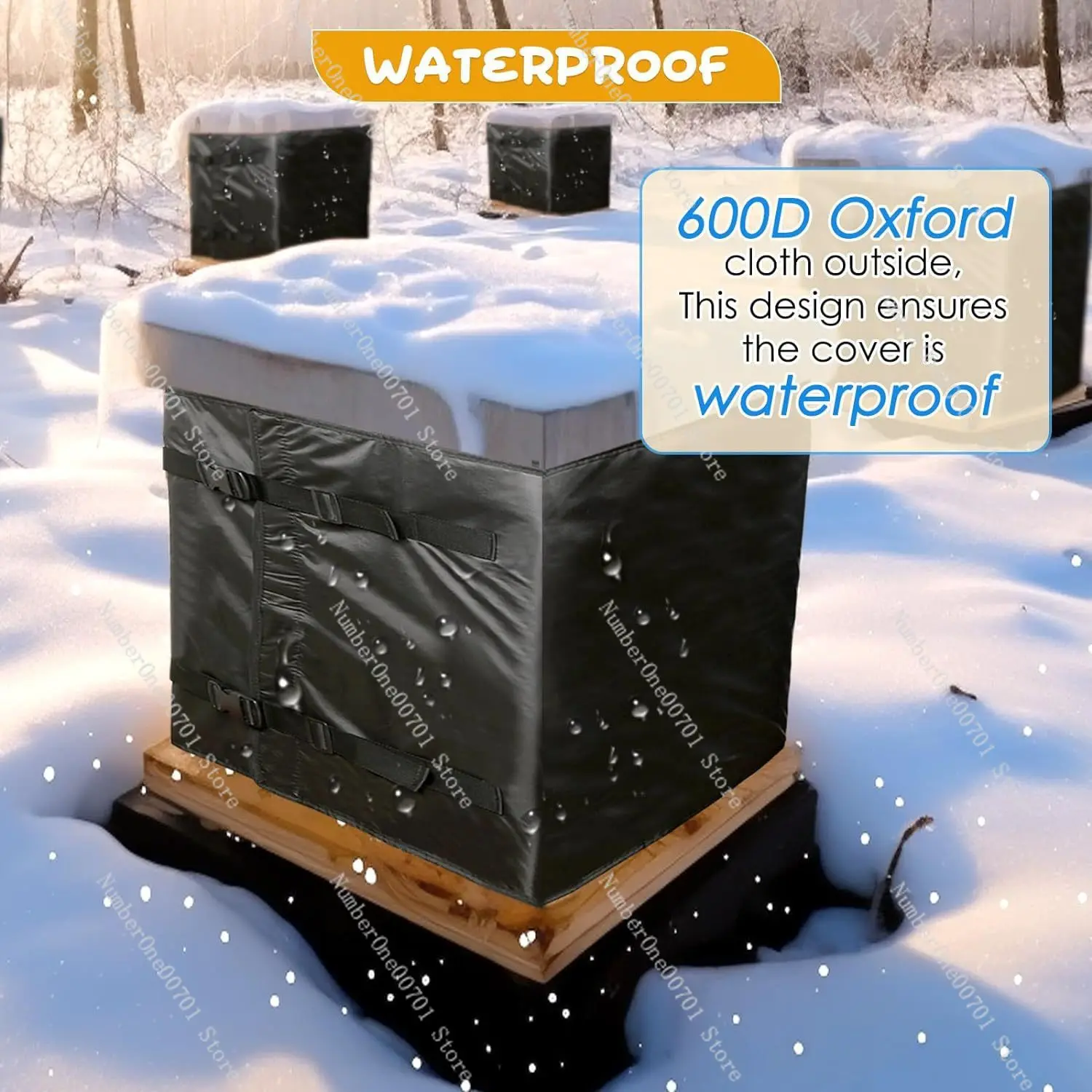 Adjustable Winter Beehive Wind Shield - Outdoor Insulated Cover for Constant Temperature Protection