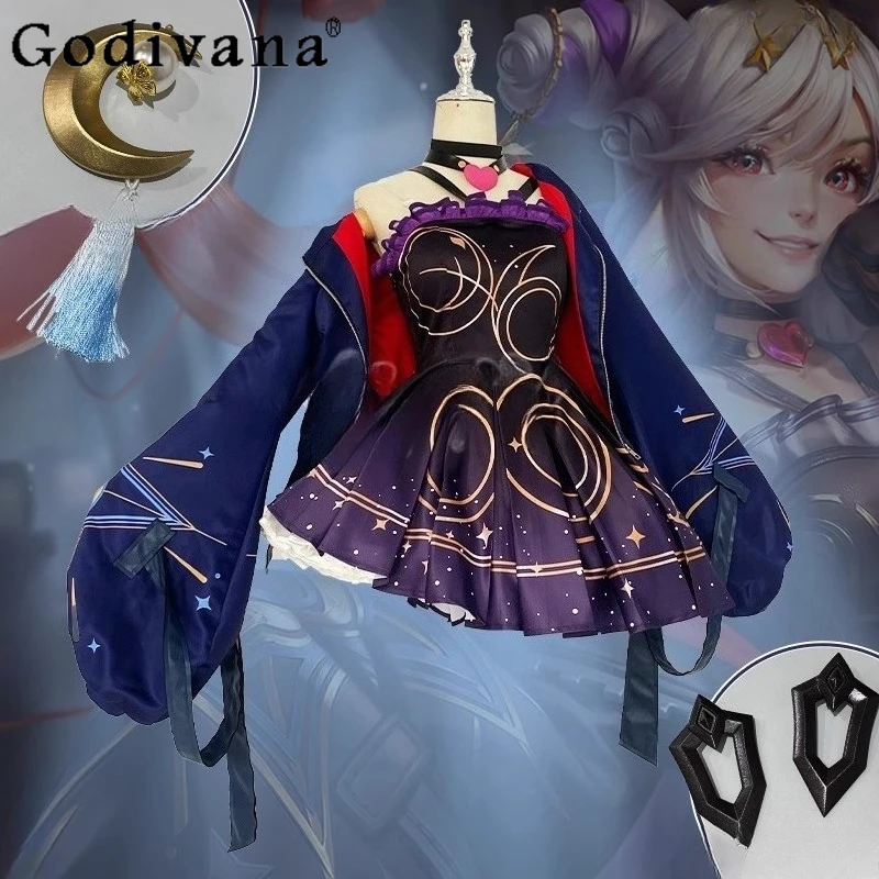Cosplay Clothing Game Fashion Full Set Women Halloween Carnival Uniform Dress Female Anime Party Suit HERO Cos Dress