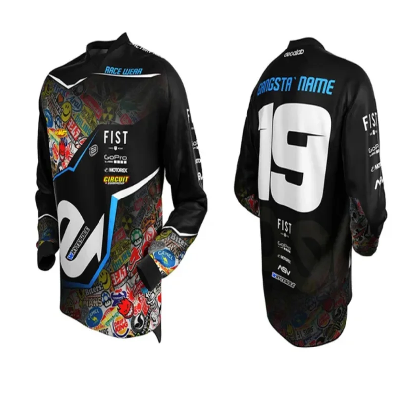 2024 Team custom moto bmx enduro motocross Jersey mtb downhill jersey cycling mountain motorcycle bike camiseta enduro mtb