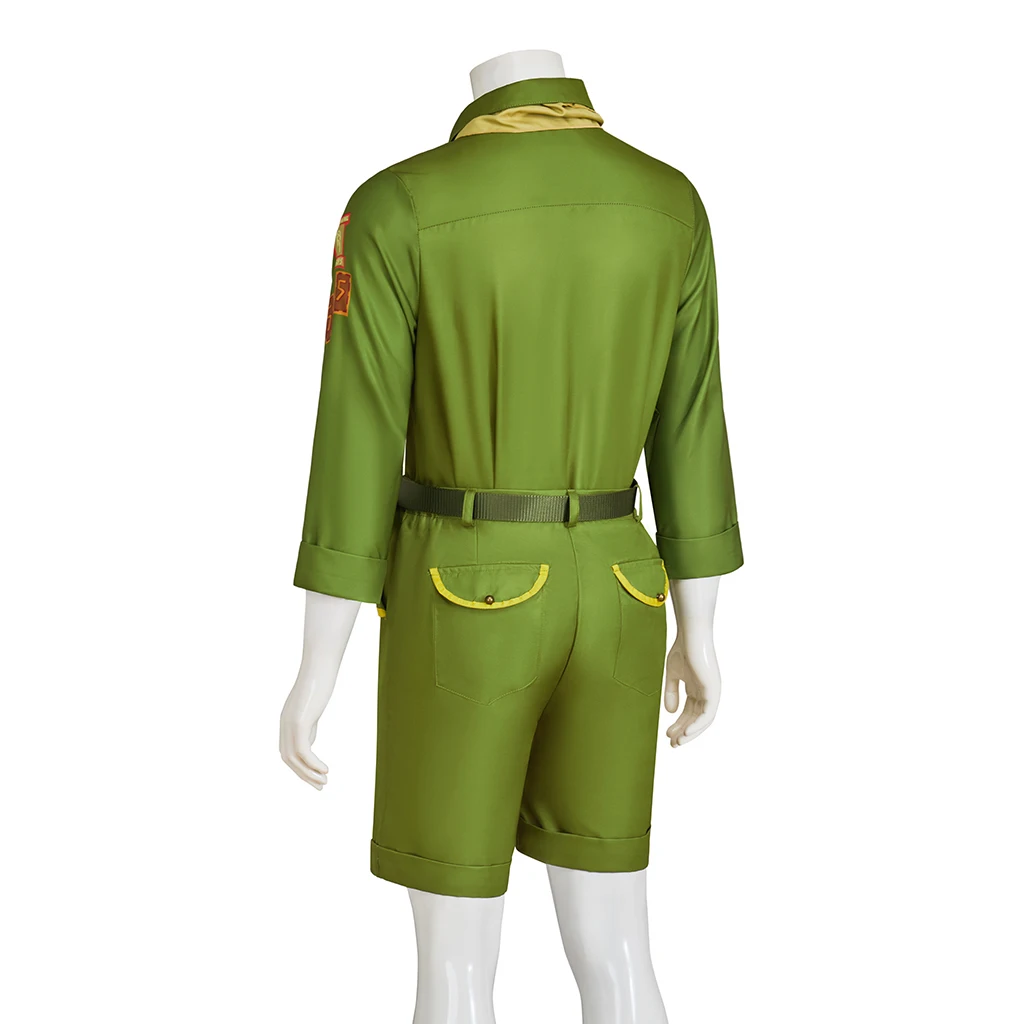 Moonrise Kingdom Sam Shakusky Cosplay Costume Men's Green Camp Suits Top Pants Full Set Halloween Carnival Outfits - view 4