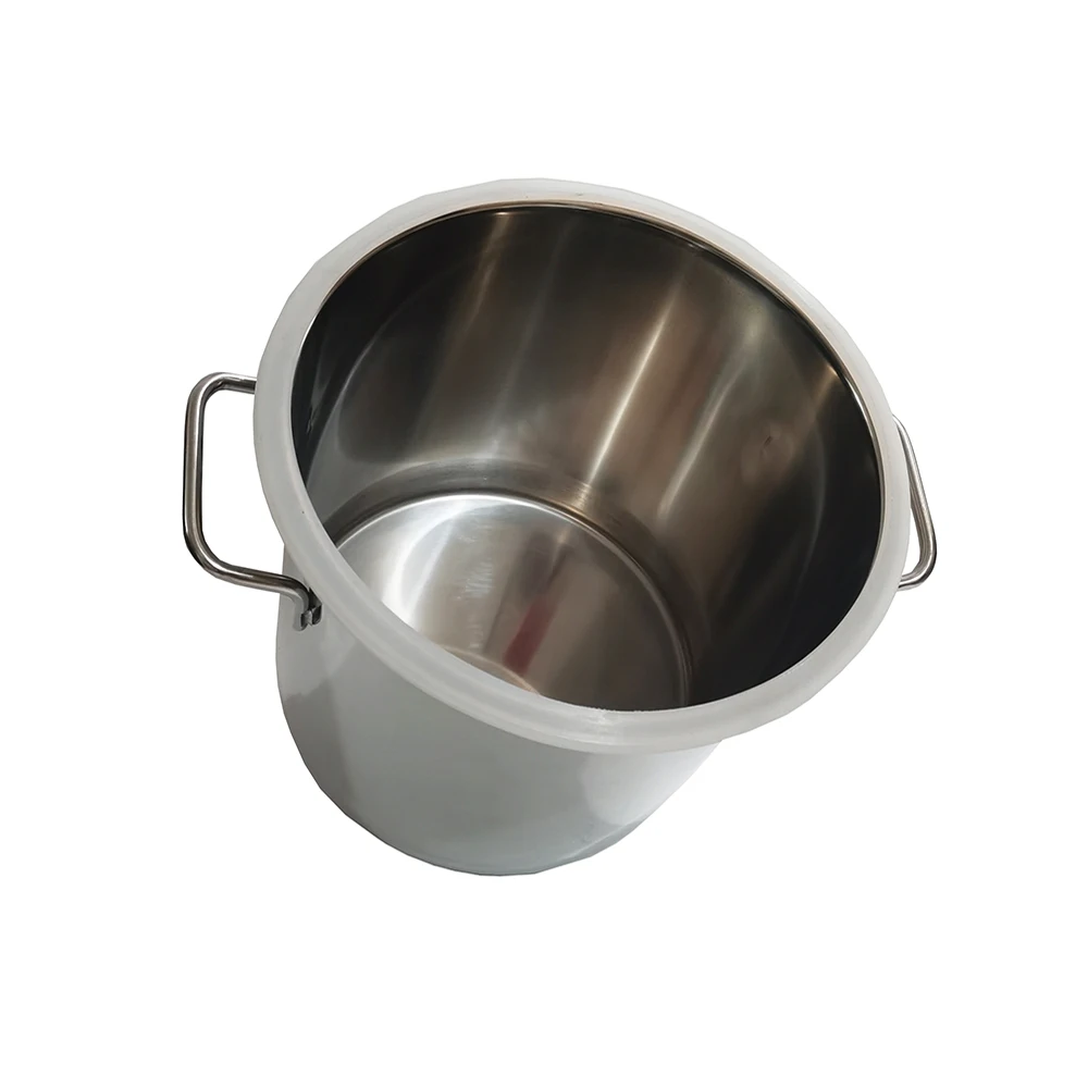 DIA. 20 CENTIMETRI di Vuoto Antischiuma Barile Serbatoio In Acciaio Inox Camera a Vuoto di Cristallo Colla Maker Per AB Colla di Resina Epossidica Gel di Silice 5L