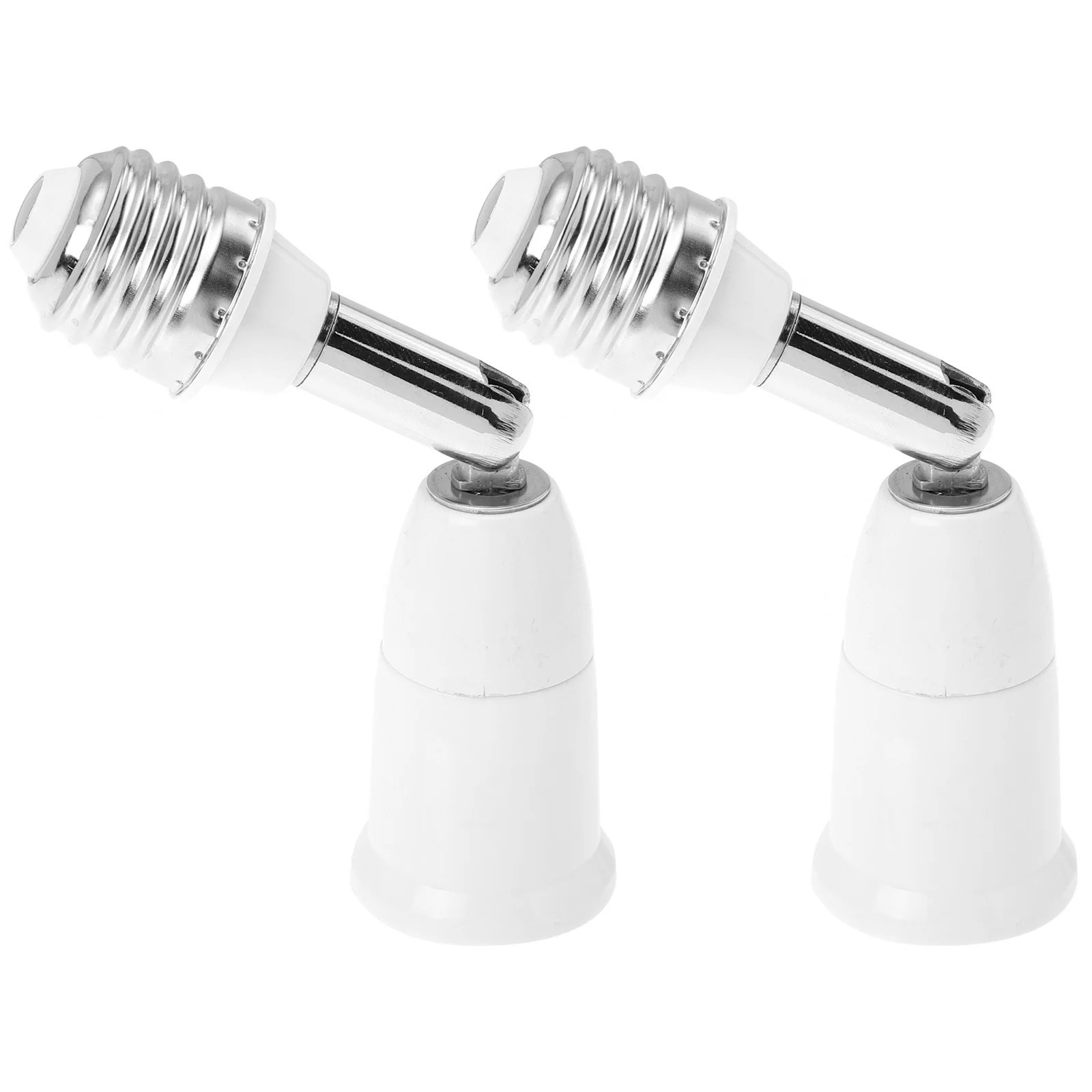 

2Pcs Long Flexible Lamp Base Adapter High Quality E27 to E27 Screw Light Bulb Converter Socket Adapter for Ceiling