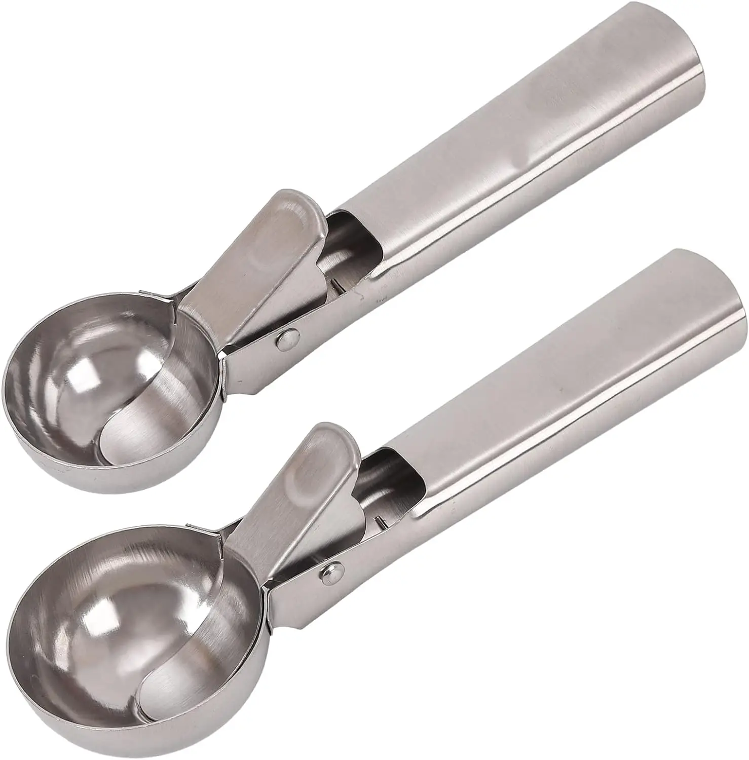 Multifunctional Stainless Steel Ice Cream Scoops Dual-Purpose Scoop Fruit Watermelon Spoon Ball Scoop Household Ice Cream Tools