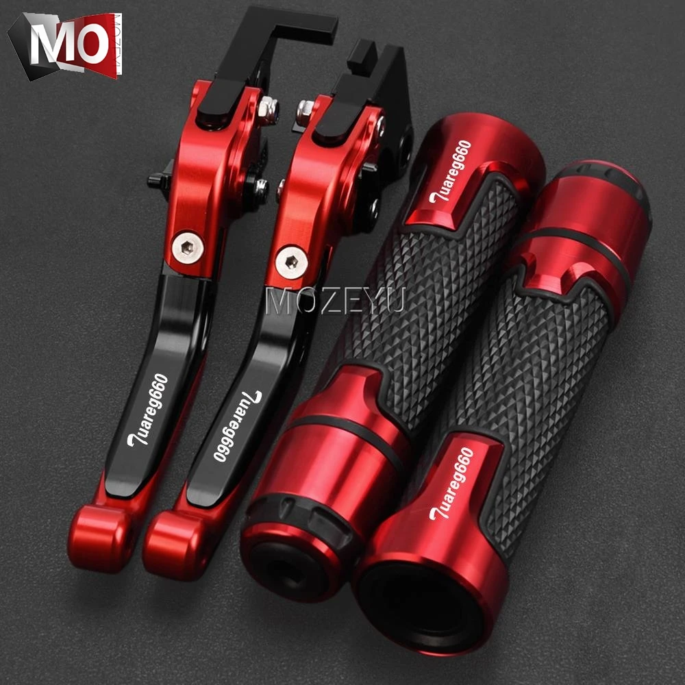 For Aprilia Tuareg660 Tuareg 660 2022 2023 NEW Motorcycle Extendable Adjustable Brake Clutch Levers & Handlebar grips Handle Bar