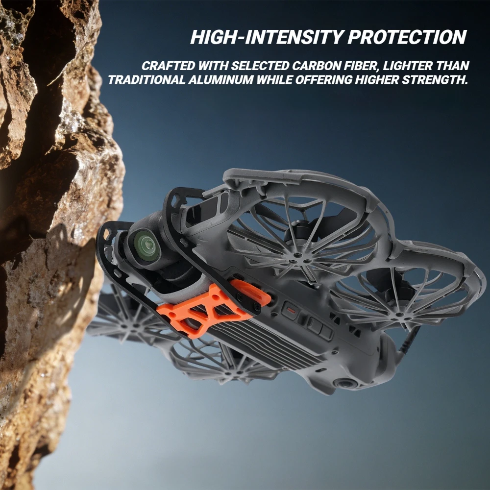 Ochronna listwa z włókna węglowego ABS na gimbal i obiektyw do DJI Neo 2, akcesoria do zestawu drona DJI Neo2 — zdjęcie produktu 2