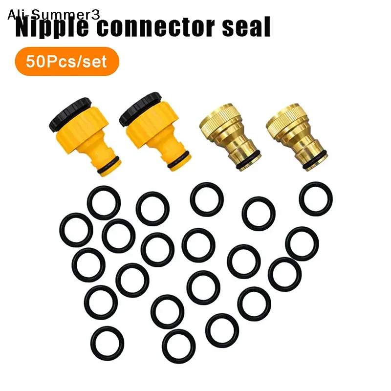 Ay6Ys50pcs/lot Gardening Tools And Equipment O-Type Waterproof Rings Pipe Plastic Joint Sealing Rings Garden Accessories