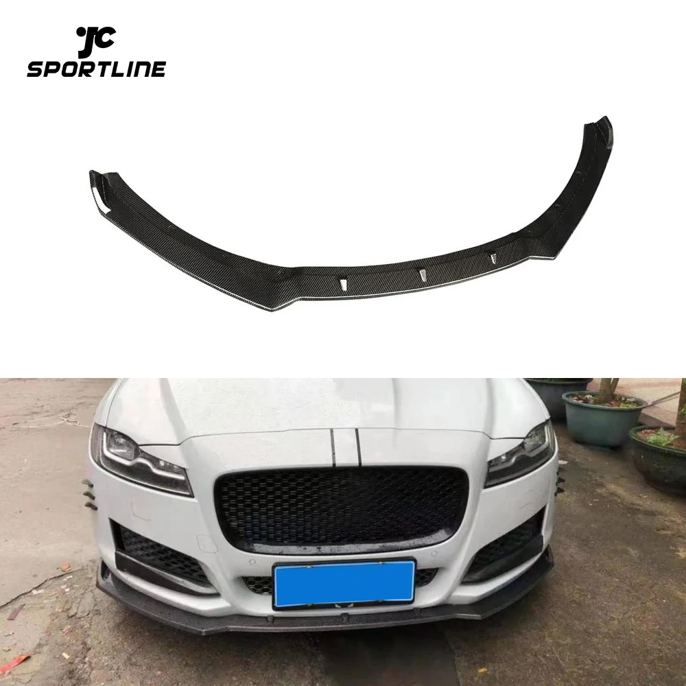 

Carbon Fiber XF X260 Front Spoiler Lip for Jaguar XF Prestige Base Sedan 2016- 2019