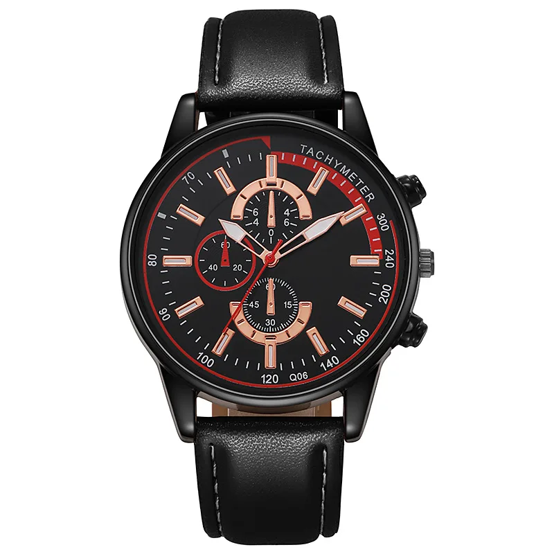 YIKAZE Men’s Fashion Quartz Watch  Sports Luminous Chronograph Alloy Band Men Watches Luminous Chronograph Student Wrist Watch