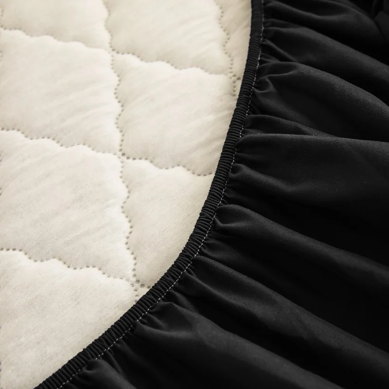 Quilted Thick Waterproof Mattress Cover Mattress Protector Queen King Fitted Sheet Bed Pad Cover Bed Topper ( No Pillow Case) - view 6