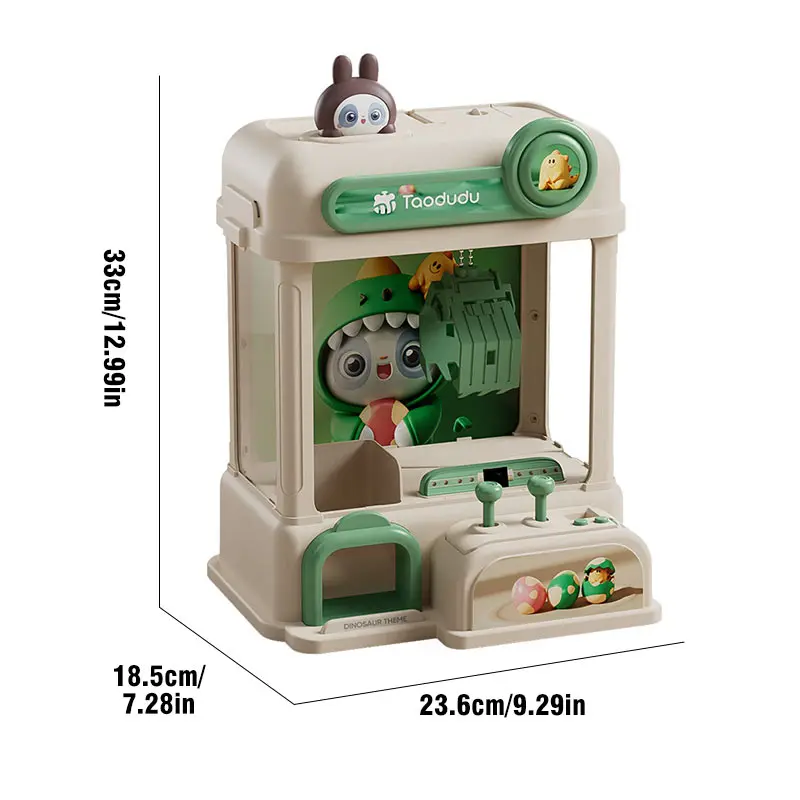 Puppenklauenmaschine, große elektrische Kinderzeichnungsmaschine, Klemme, Münzschlitz, kleiner Haushalt, Mini-Gashapon-Spiele für Kinder