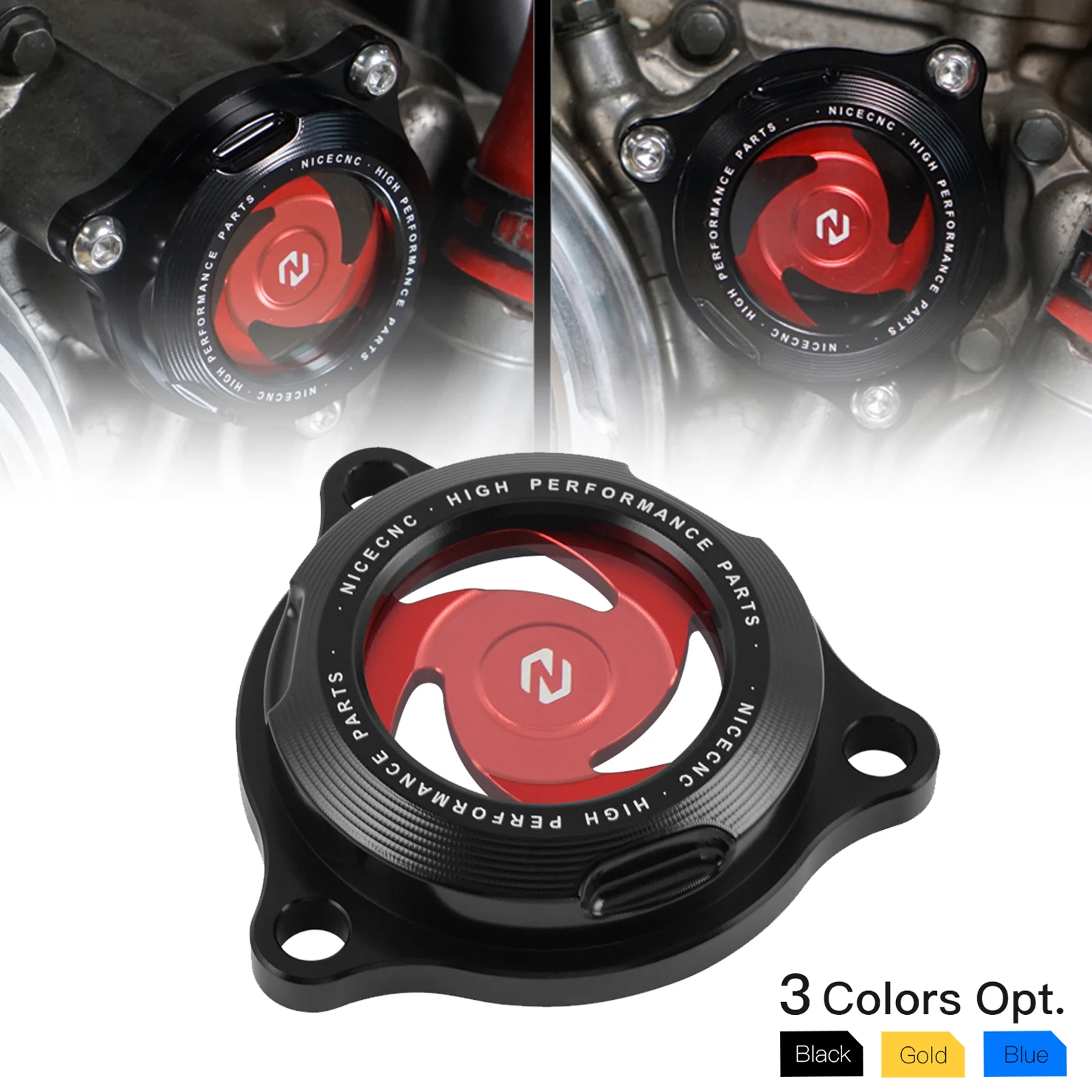 

NICECNC For Suzuki DR-Z 400 400E 400S 400SM 2000-2024 DR-Z400 DR-Z400E DR-Z400S DR-Z400SM Motorcycle Engine Oil Filter Cap Cover