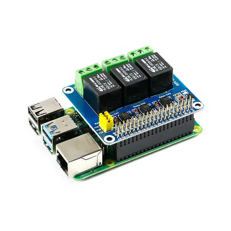 Raspberry Pi Gen 3 B 4B Relay Module Expansion Board for Smart Home