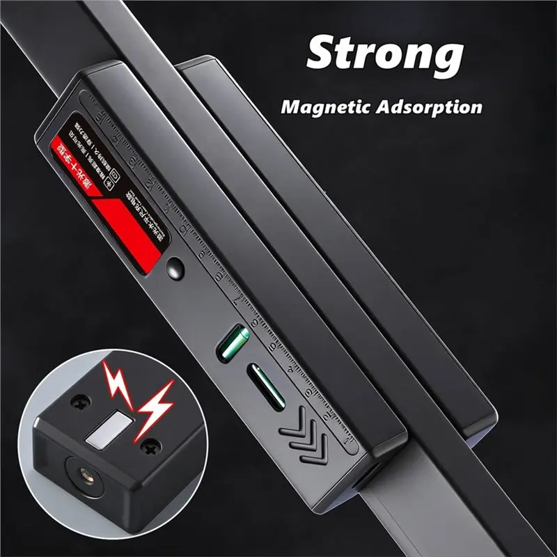 RMWIN-Green Laser Level, Professional High Precision Tool Featuring Strong Magnetic Base& Cross Line, Portable Leveling Dev