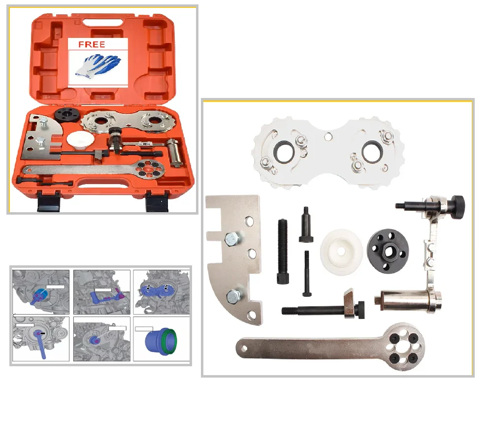

Camshaft Alignment Timing Tool Kit For Volvo 1.5T 2.0T S60 S80 S90 V40 V60 V70 V90 XC60 XC70 XC80 XC90 B4204 B4154 Engine