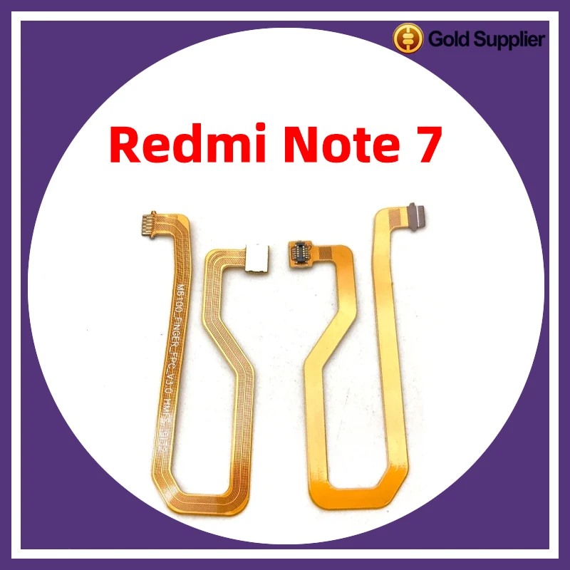 Original For Xiaomi redmi Note 7 Fingerprint Sensor Scanner Touch ID Connecter Flex Cable