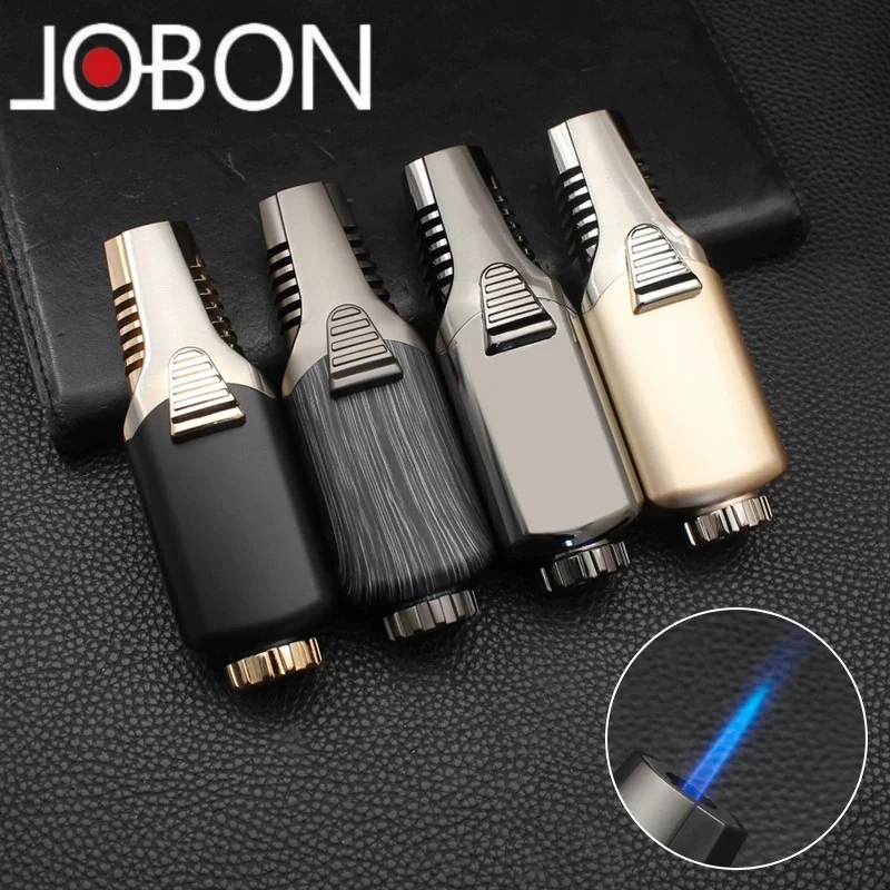 

Jobon 1300c High Firepower Windproof Torch Lighter Metal Jet Blue Flame Cigar Outdoor Portable Ignition Gun Men's Smoking Gifts