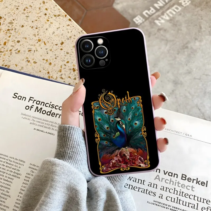 Opeth Sorceress Heavy Metal Phone Case Candy Color For IPhone 14 12 13 11 Pro Max Mini X XR XS Max 7 8 Plus Soft Silicon Cover