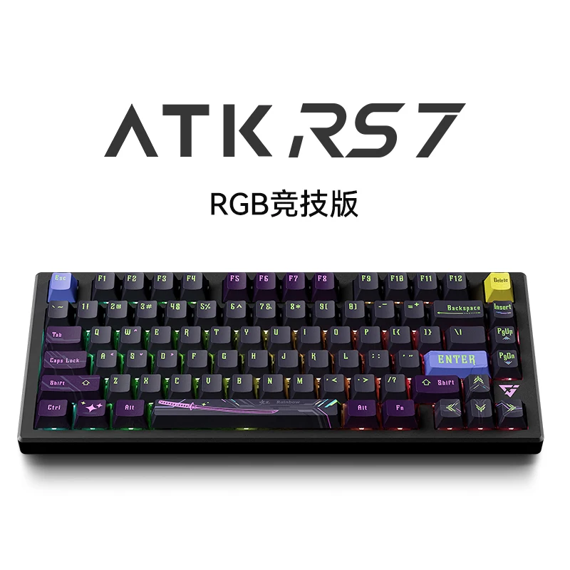 ATK RS7 Pro Magnetic Switch Mechanical Keyboard 8K Wired Gaming   RGB Aluminum Alloy Esports Keyboard for Varolant Gamer Pc