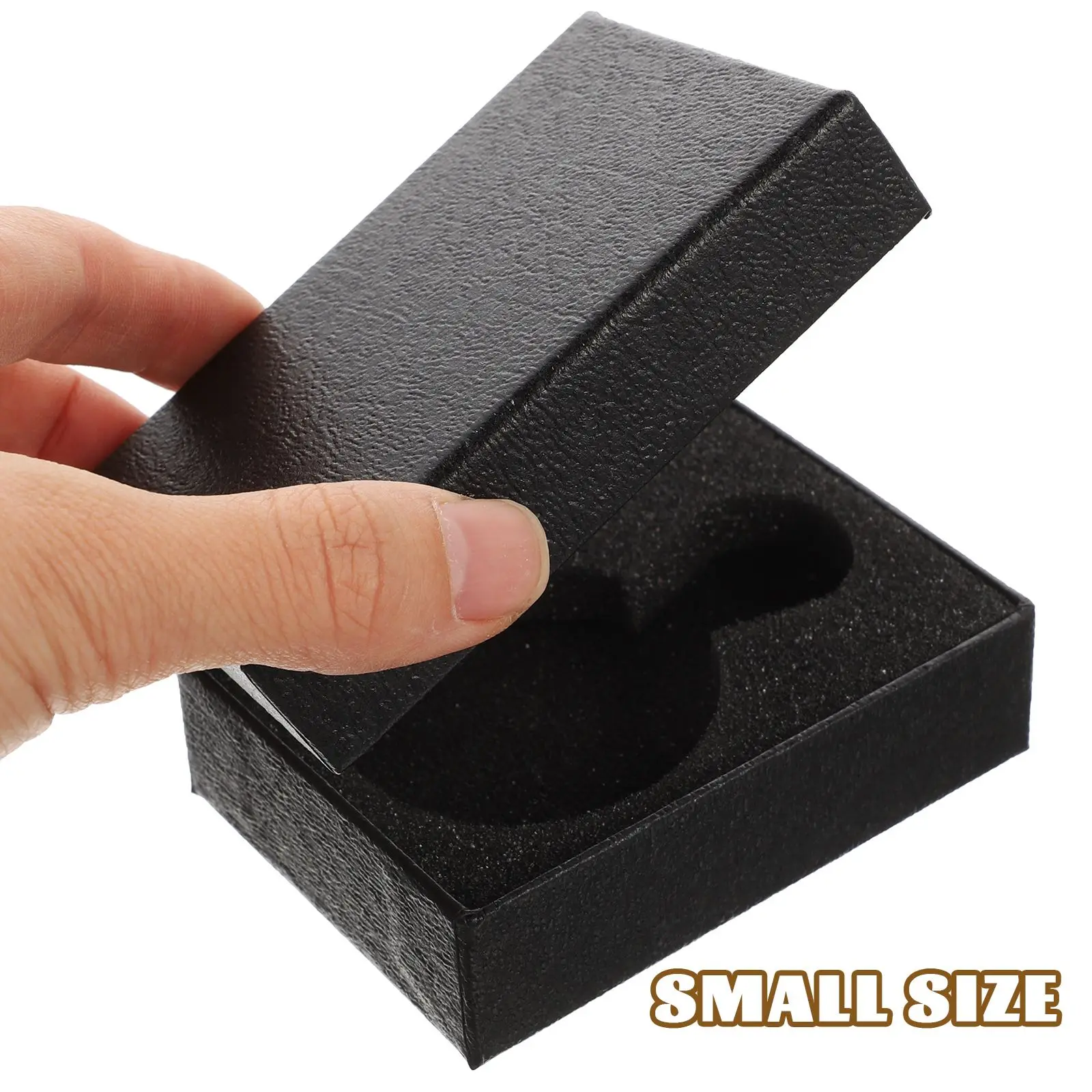 4 Pcs Display Case The Watche Pocket Showcase Storage Bags Black Travel Watches