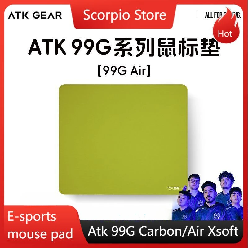 Atk 99G Carbon/Air Xsoft Esports Mousepad Anti Slip Pad Mechanical Keyboard Gaming Mouse Pad Custom Office PC Gamer Accessories