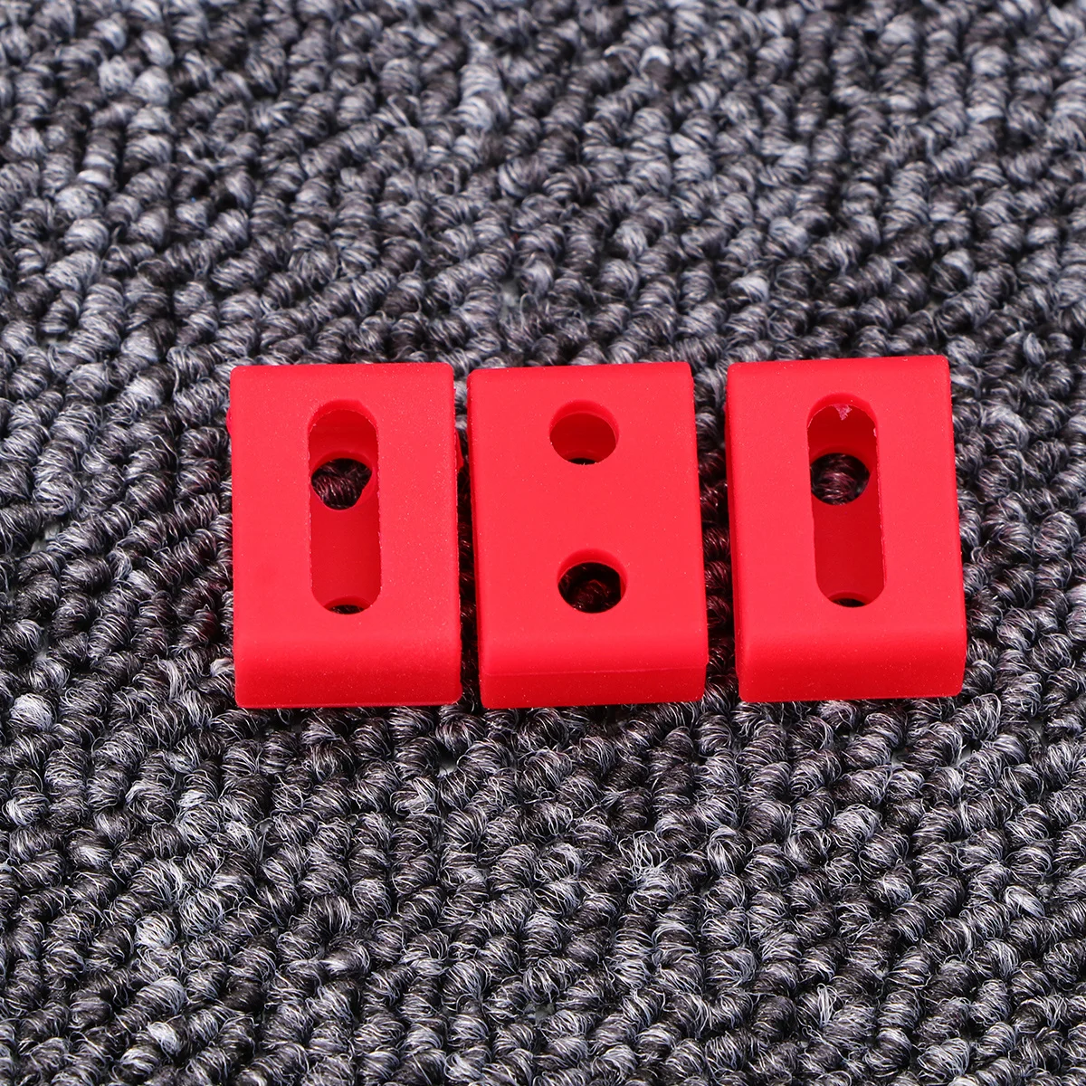 

3Pcs Silicone Wristband Loops Replacement Watch Strap Fasteners Sturdy Elastic Fit for Ga110 Ba 16Mm Bright Red