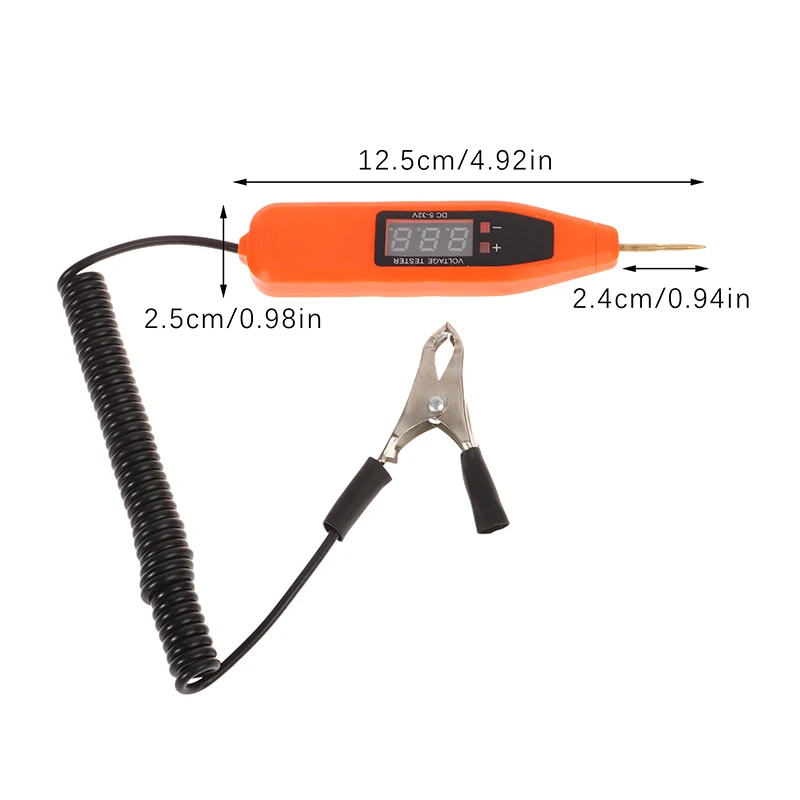 السيارات كهربائي آلة التحقيق أدوات السيارات 5 فولت-32 فولت سيارة الدائرة الكهربائية اقلام الفحص Dca كاشف جهد التيار المتناوب مؤشر الجهد