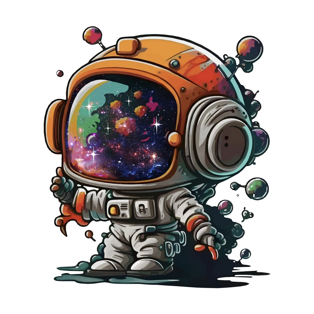 Hаклейка на авто Космонавт Waterproof Car Decorative Decal, Suitable for Cars, Laptops, Bumpers, Glass Window Sticker