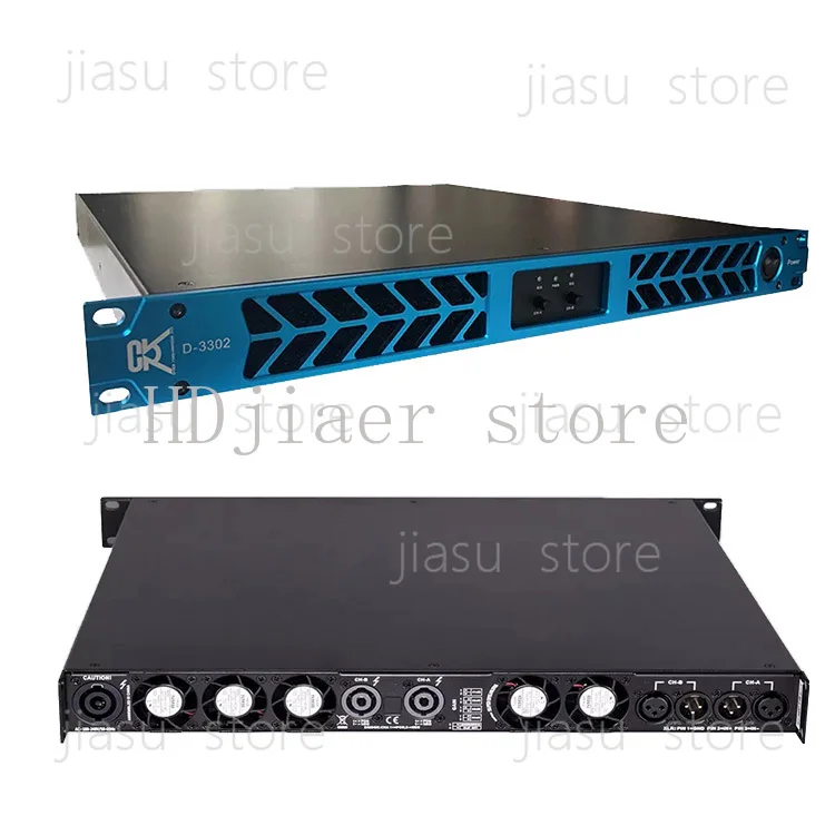 CVR Professional Power Amplifier / Subwoofer Digital Amplifier – Model D-3302, 3300W High Power