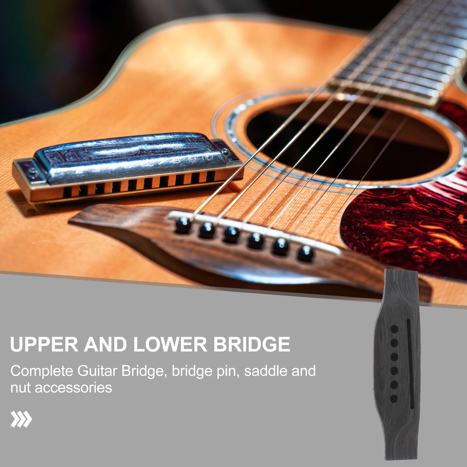 

Guitar Accessory Set Supplies Maintenance Kit Replacement Part Bridge Saddle Instrument Parts Acoustic Pegs Nut