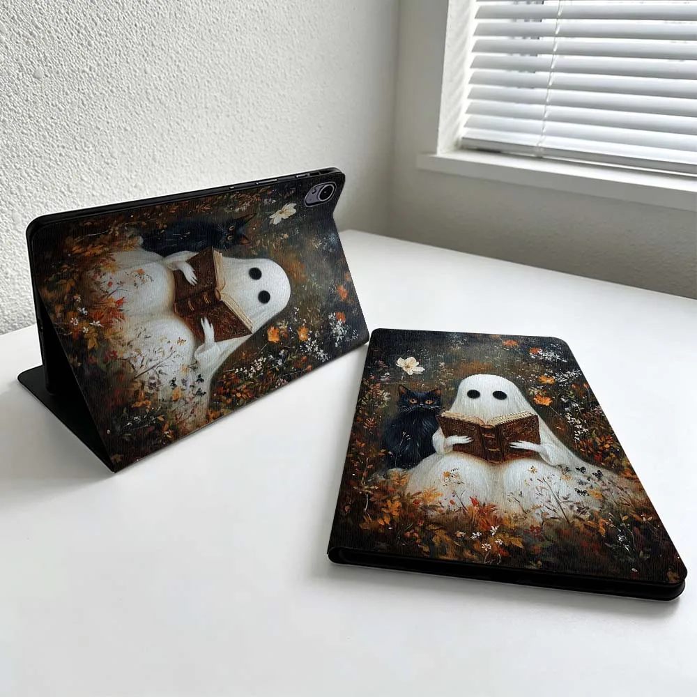 Cartoon Ghost Fireplace Tea For Huawei MatePad MediaPad MagicPad Honor Pad 10 9 8 X10 X9 X8 Pro Soft Inch Tablet Case Cover