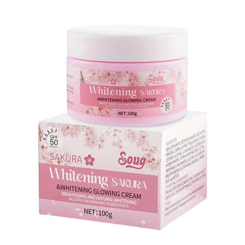 Sakura Sonnencreme Creme Protector Gesichts Sonnencreme Spf50 Bleaching Lotion Gel Feuchtigkeitscreme Gesichts Isolation Creme Reparatur C V1D2