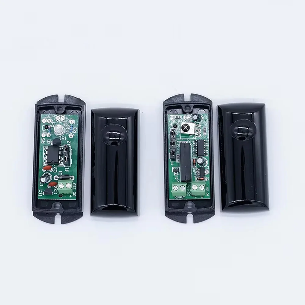 Industrial Grade Infrared Beam Detector - 15m Range Adjustable for Automatic Fence Gates & Alarm Systems
